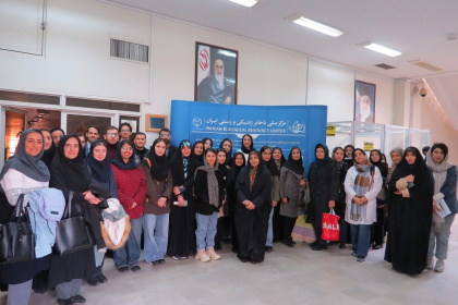 بازدید اعضای هیئت علمی و دانشجویان علوم زیستی دانشگاه تربیت مدرس از مرکز ملی ذخایر ژنتیکی و زیستی ایران