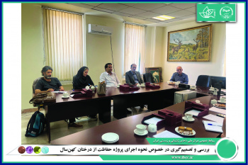 برگزاری نشست تخصصی بررسی راهکارهای حفاظت از درختان کهنسال در سازمان حفاظت محیط زیست